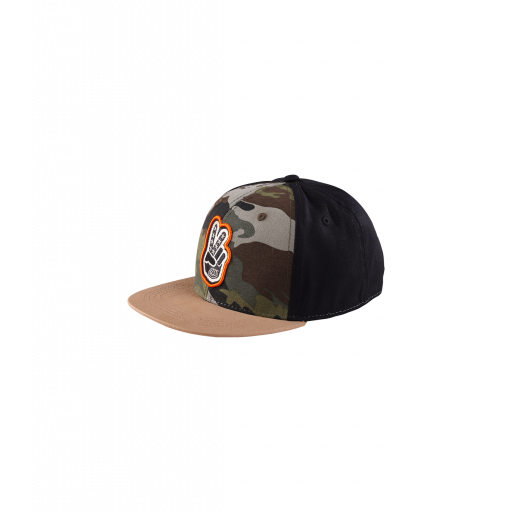 Gorra Troy lee designs infantil PEACE OUT BLACK / FOREST CAMO