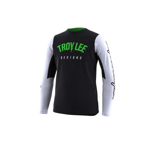 Camiseta Infantil Troy Lee GP PRO BOLTZ  color negro y blanco [0]