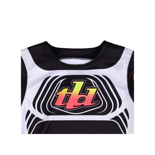 Camiseta Infantil Troy Lee GP PRO WAVEZ color negro multicolor  [2]