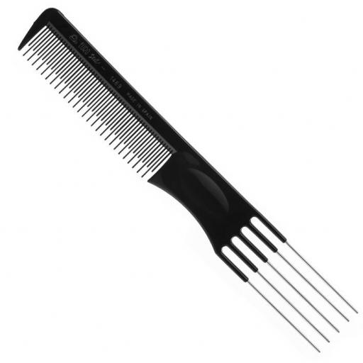 Peine 5 púas metal  cardar 19.5 cm 