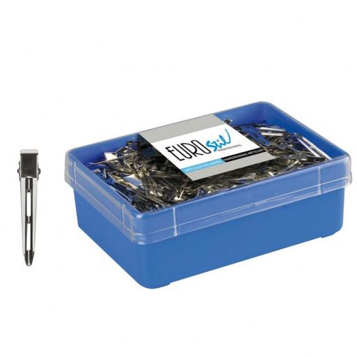 Caja 120 pinzas mediana 5.6 cm Eurostil