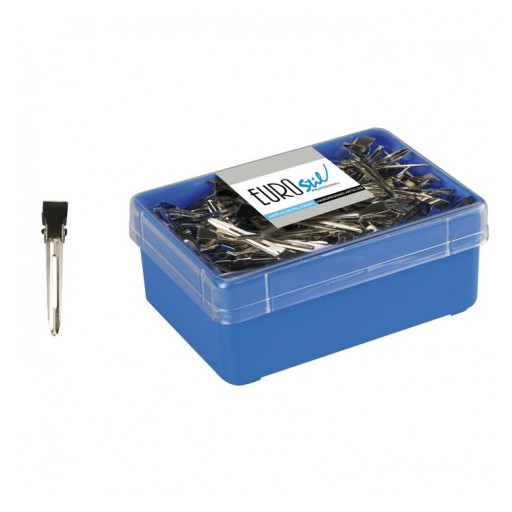 Caja 120 pinzas pequeña 4.6 cm Eurostil [0]