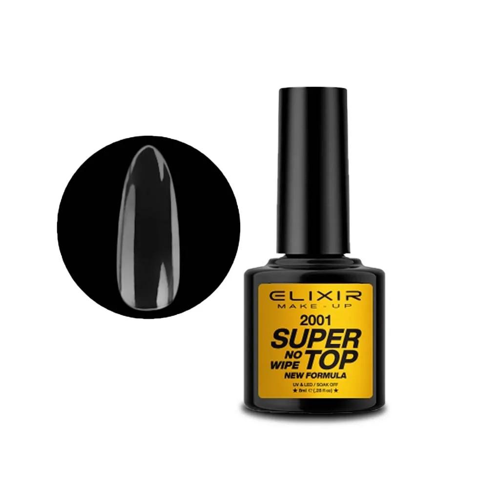 ELIXIR SEMI GEL TOP COAT NO WIPE 2001