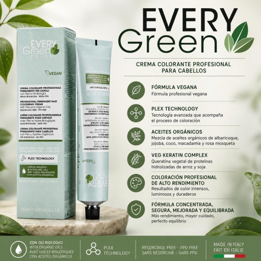 Tinte Crema Every-green 100ml