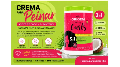 Crema para peinar 1 kg Nazca