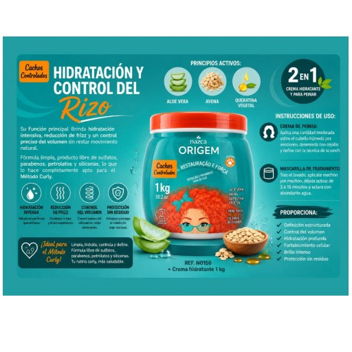 Nazca Crema Capilar 2 en 1 1 kg  [1]