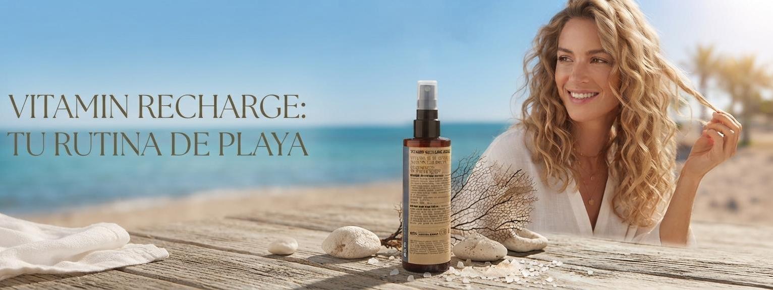 Look Ondas surferas con Vitamin Recharge beach by Eva Profesional