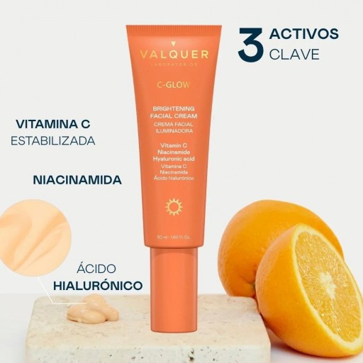 Crema Facial Iluminadora C-Glow Valquer 50 ml [1]