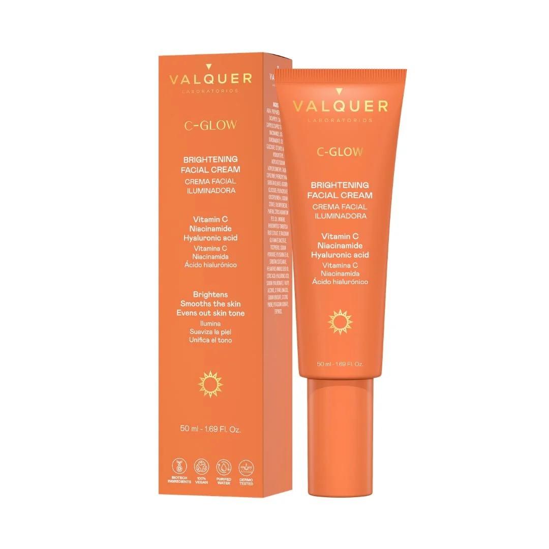 Crema Facial Iluminadora C-Glow Valquer 50 ml