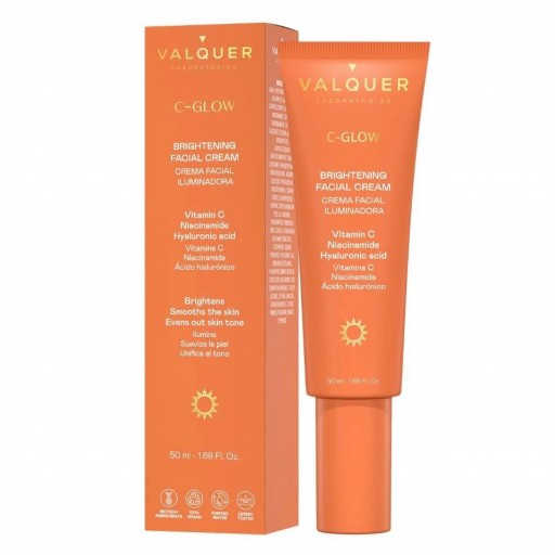 Crema Facial Iluminadora C-Glow Valquer 50 ml