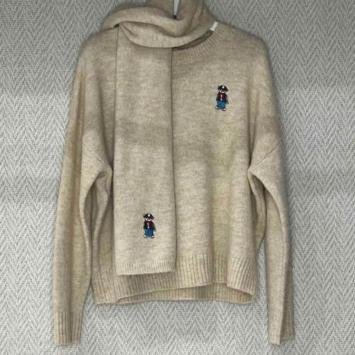 Jersey Y Bufanda con osito