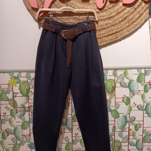 Pantalón La NIña Bonita "Bombacho" con botón en el bajo [0]