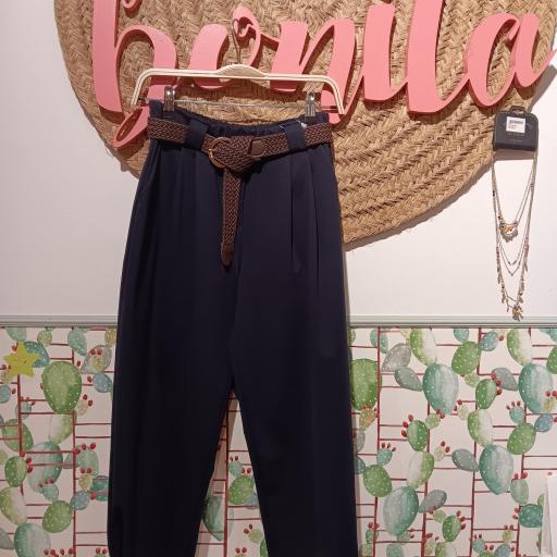 Pantalón La NIña Bonita "Bombacho" con botón en el bajo [2]