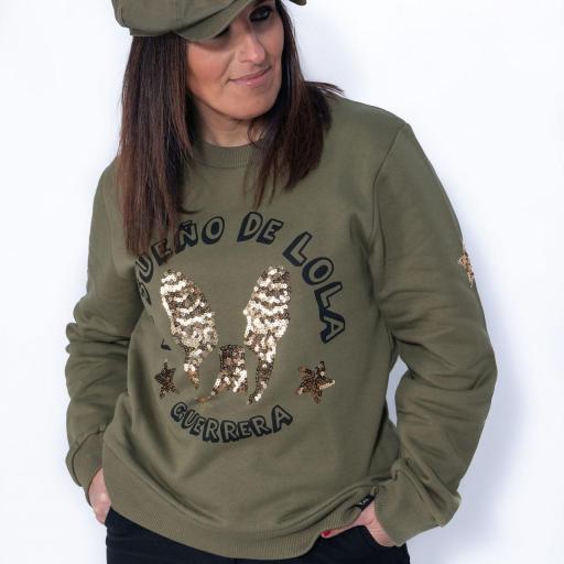 Sudadera El Sueño de Lola "Guerrera"