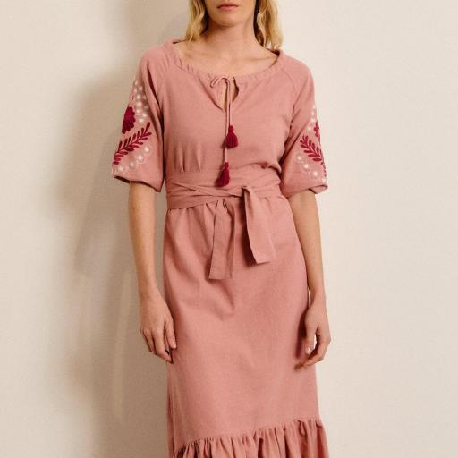 Vestido Castaño de Indias "Lyon Nude"