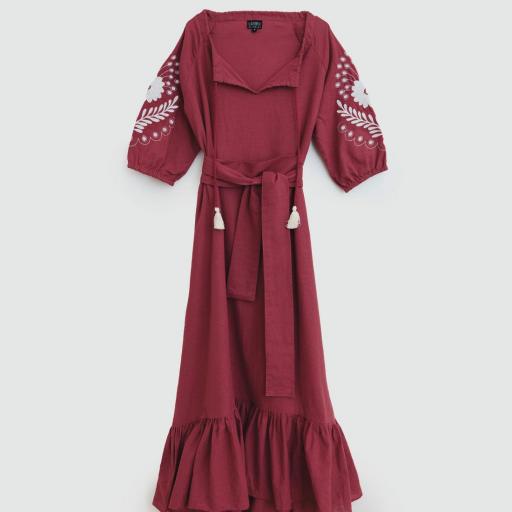 Vestido Castaño de Indias "Lyon Vino" [3]