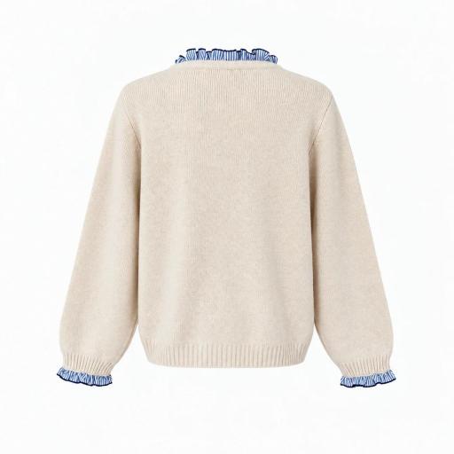 Chaqueta "Volantitos" Beige [1]
