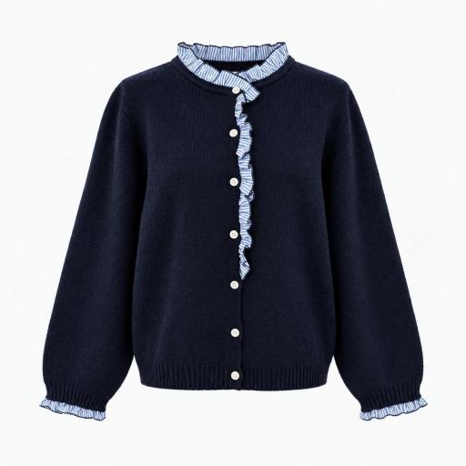Chaqueta "Volantitos" Marino [0]