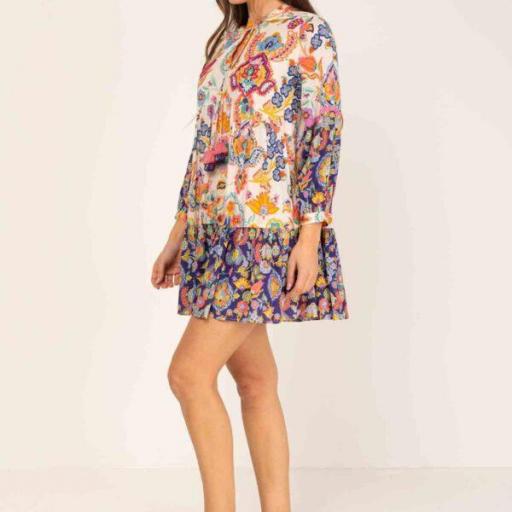 Vestido Corto "Peace and Love" estampados [1]