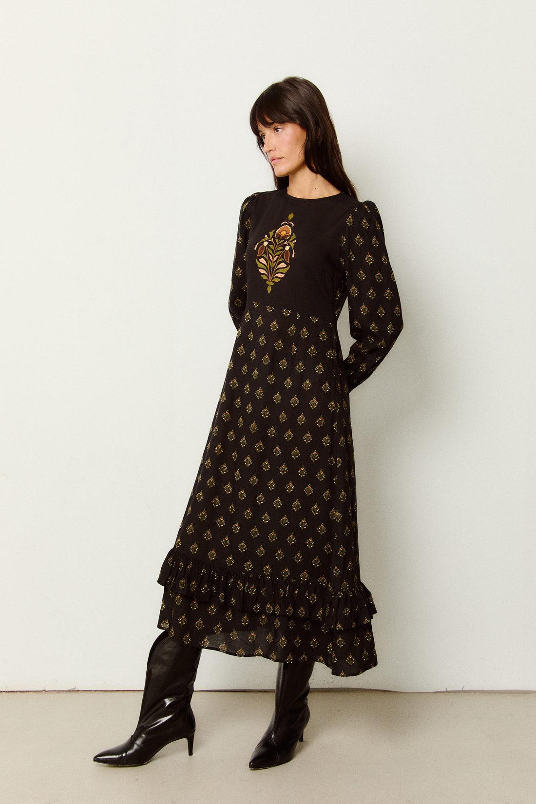 Vestido Castaño de Indias "Charlotte"