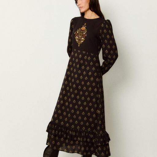 Vestido Castaño de Indias "Charlotte" [0]