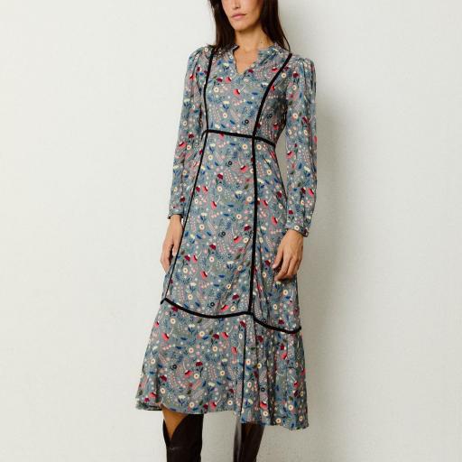 Vestido Castaño de Indias "Greta Antracita" [1]
