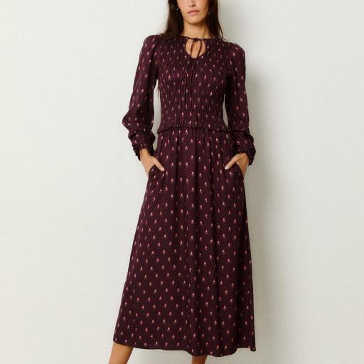 Vestido Castaño de Indias "Tulipán Berenjena" [0]