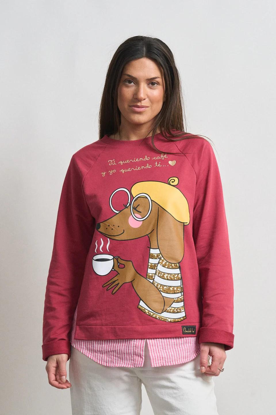 Sudadera Anabel Lee "Café"