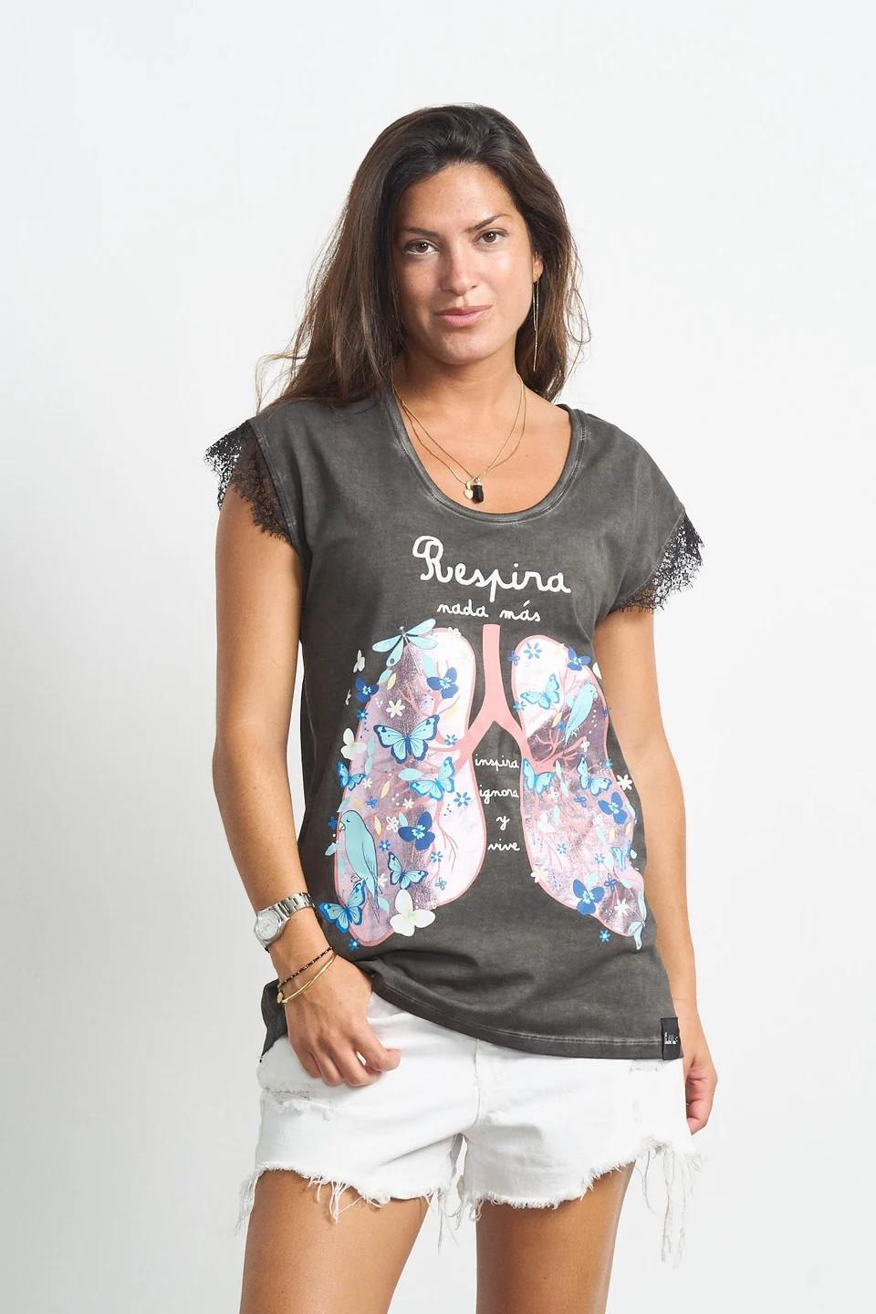 Camiseta Anabel Lee "Respira"