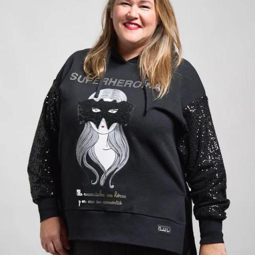 Sudadera Anabel Lee "Superheroína" [1]