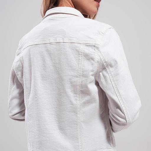 Cazadora  vaquera Blanca [3]