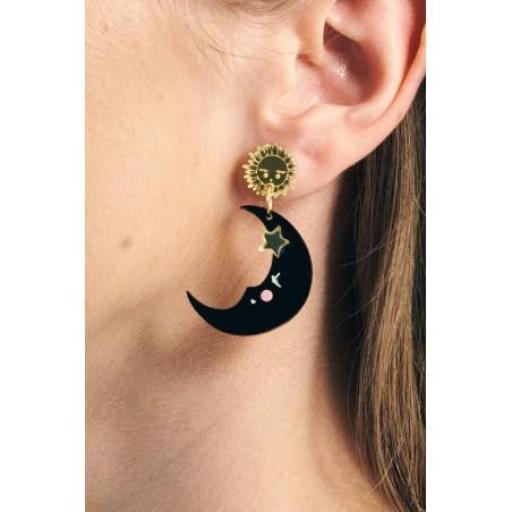 Pendientes Anabel Lee "Sol y Luna"