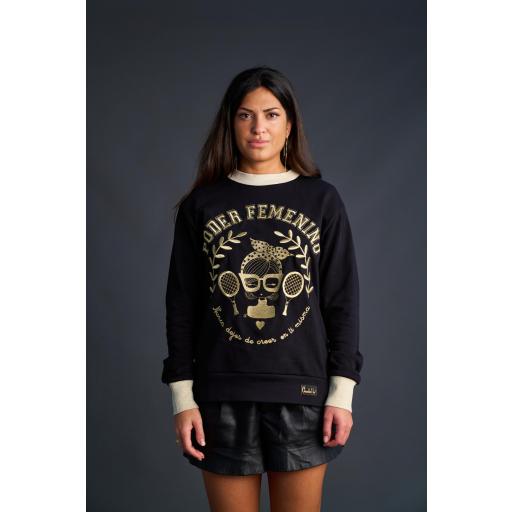 Sudadera Anabel Lee "Poder femenino"