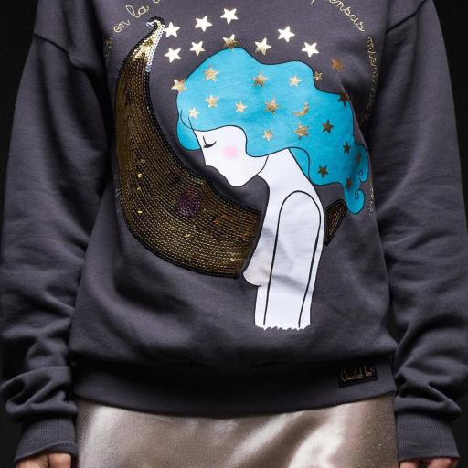 Sudadera Anabel Lee "Luna"