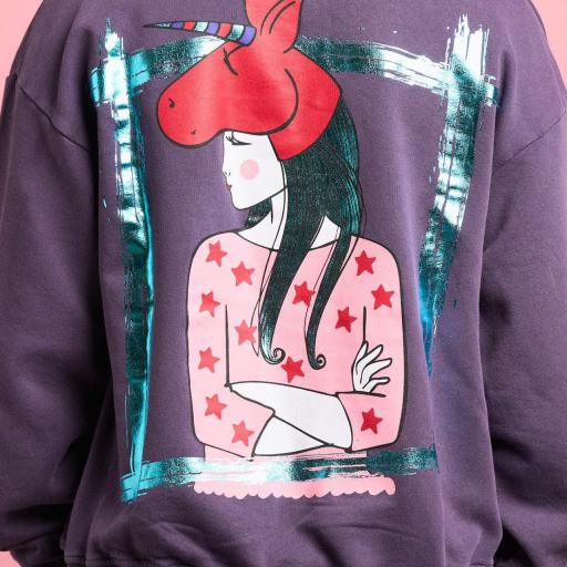 Sudadera Anabel Lee "Flipo en colores" [2]