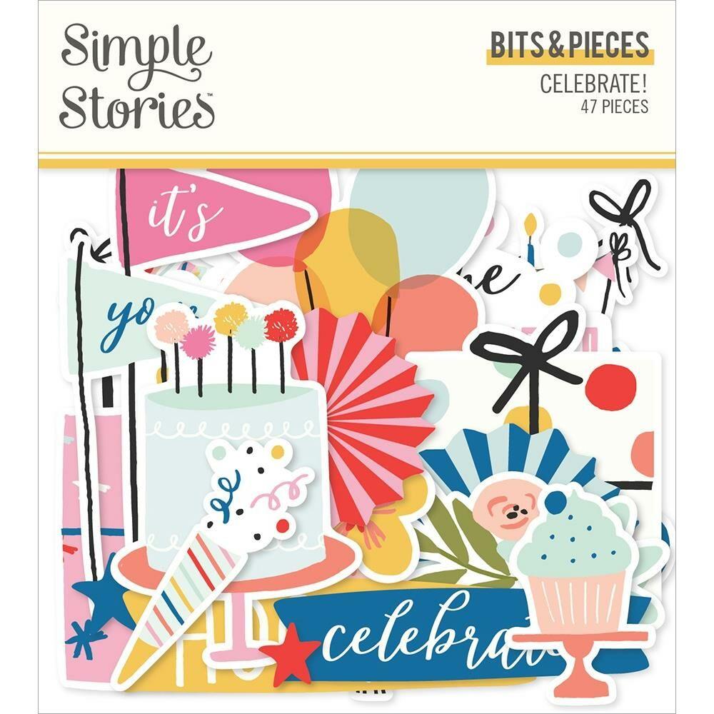 Die Cuts Bits And Pieces Celebrate! Simple Stories