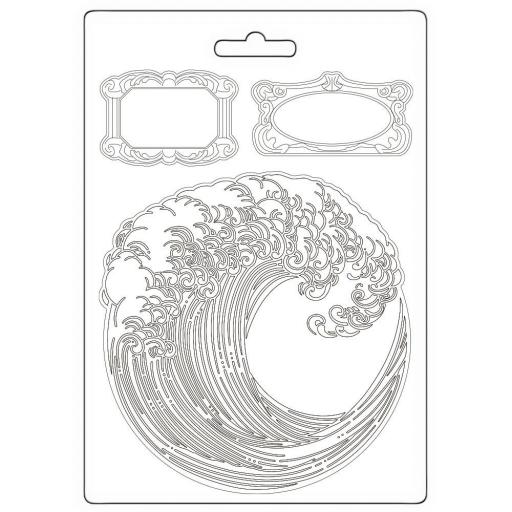 Molde Flexible Ola Silent Sea Stamperia
