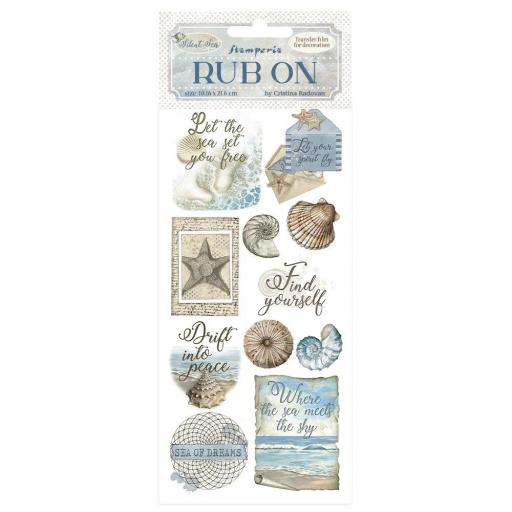 Rub-On Conchas Silent Sea Stamperia