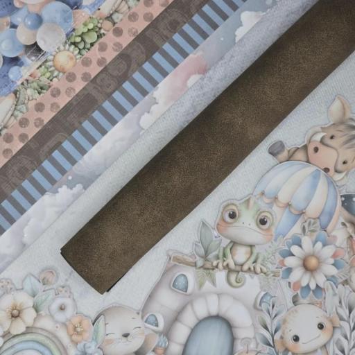 Rollito Ecopiel Vintage Chocolate Be My Baby Bellaluna Crafts [0]