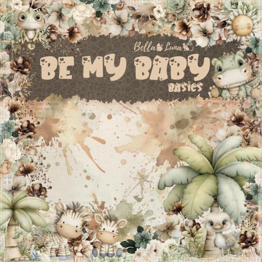 Set de Papeles Be My Baby Basics BellaLuna Crafts [0]