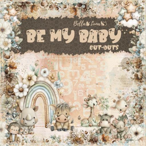Set de Papeles Be My Baby Basics Cut-Outs BellaLuna Crafts [0]
