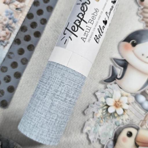 Rollito Tepper Azul Bebé Be My Baby Bellaluna Crafts [0]