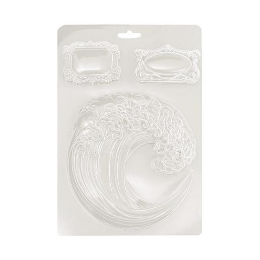 Molde Flexible Ola Silent Sea Stamperia [1]