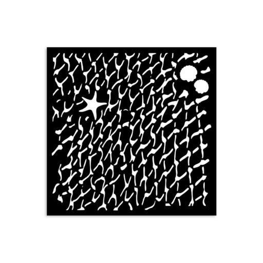 Stencil Red Silent Sea Stamperia  [1]