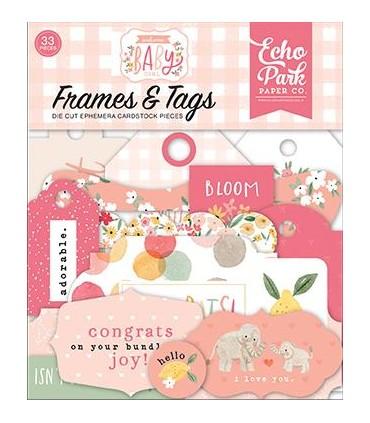 FRAMES & TAGS WELCOME BABY GIRL ECHO PARK