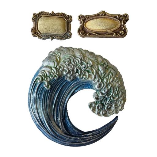 Molde Flexible Ola Silent Sea Stamperia [2]