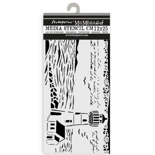 Stencil Faro Silent Sea Stamperia 