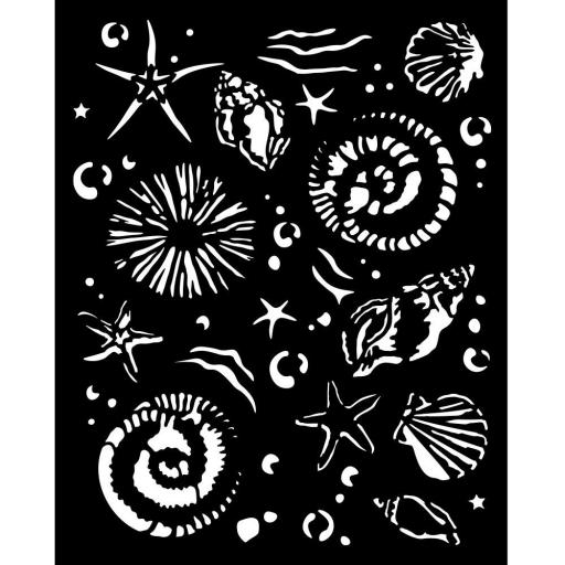 Stencil Estrella De Mar Silent Sea Stamperia  [1]