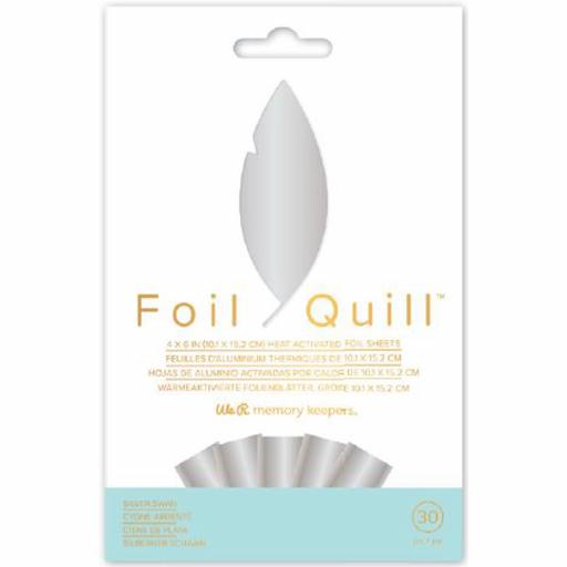 KIT HOJAS FOIL QUILL SILVER SWAN [0]