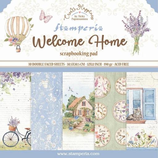 Set de Papeles Welcome Home Create Happiness Stamperia  [0]
